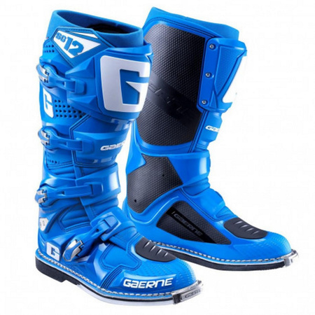 WYPRZEDAŻ GAERNE BUTY CROSS/ENDURO MODEL SG-12 KOLOR NIEBIESKI/CZARNY/BIAŁY SOLID BLUE ROZMIAR 41
