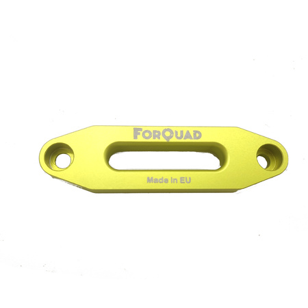 ŚLIZG LINY SYNTETYCZNEJ DO QUADA ŻÓŁTY FLUO PROWADNICA ATV QUAD ALUMINIOWA