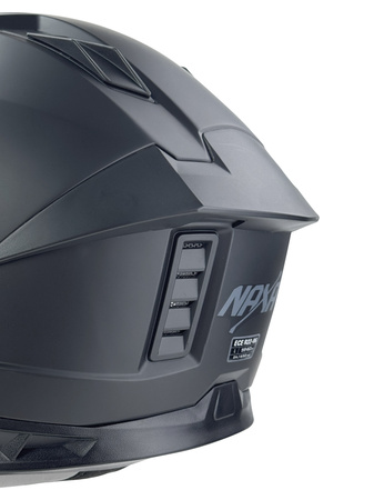 KASK CROSS ENDURO NAXA CZARNY ODPINANY DASZEK ROZMIAR XXL 