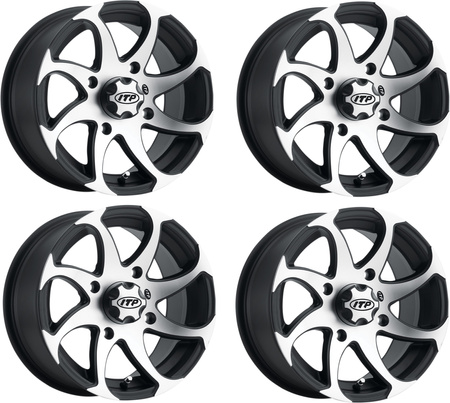 KOMPLET FELG ITP TWISTER 14X7 4/110 5+2 YAMAHA SUZUKI HONDA KAWASAKI