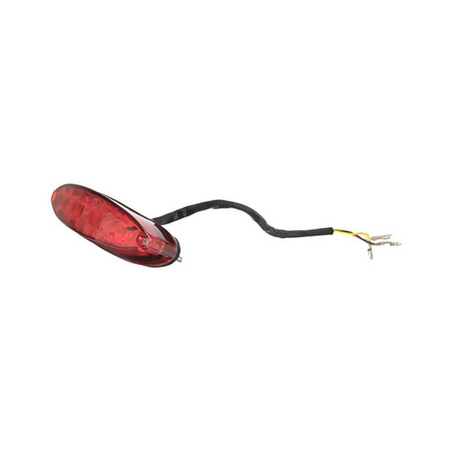 POLISPORT LAMPA TYLNA RSP 2.0 LED LIGHT 1,1/0,2 (TYLNE + STOP) Z HOMOLOGACJĄ KOLOR CZERWONY