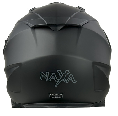 KASK CROSS ENDURO NAXA CZARNY ROZMIAR L 