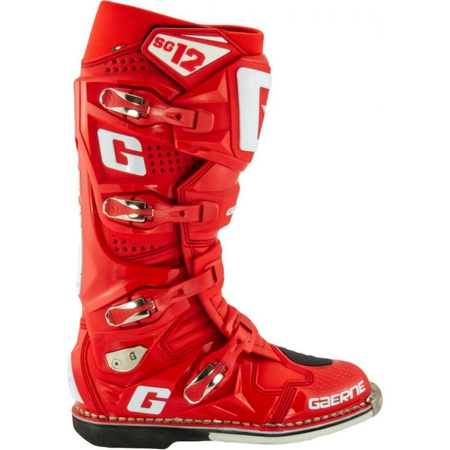 GAERNE BUTY CROSS/ENDURO MODEL SG-12 SOLID RED KOLOR CZERWONY/BIAŁY ROZMIAR 46