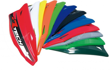 RACETECH PLASTIKI ZAMIENNE DO OSŁON RĄK (HANDBARÓW) VERTIGO / ALU / ATV KOLOR ŻÓŁTY NEON