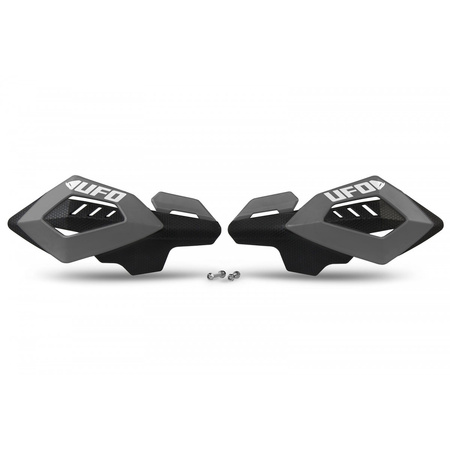 UFO OSŁONY RĄK (HANDBARY) ARCHES KOLOR SZARY (Z MOCOWANIAMI 22MM)