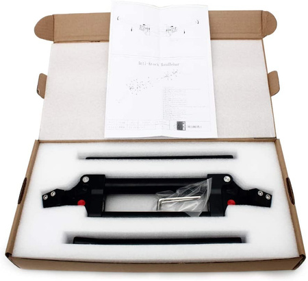 KIEROWNICA ANTYWIBRACYJNA Z ELASTOMEREM CZARNA 22MM