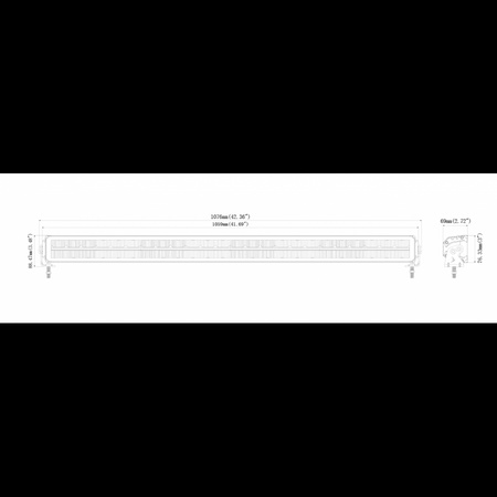 PANEL LAMPA LED 180W 15000LM 12/24V + ZŁĄCZE DT