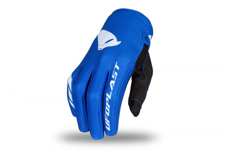 UFO 2022/10 KOLEKCJA 2023 RĘKAWICE SKILL JUNIOR CROSS / E-BIKE KOLOR NIEBIESKI ROZMIAR M