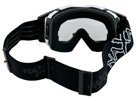 GOGLE ANTI-FOG PREMIUM D NAXA BIAŁE