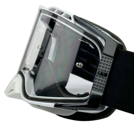 GOGLE ANTI-FOG PREMIUM D NAXA BIAŁE