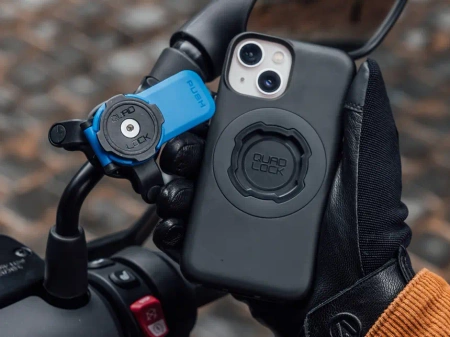 ETUI POKROWIEC TELEFON IPHONE QUAD LOCK® MAG - IPHONE 15 PRO CZARNY PIERŚCIEŃ