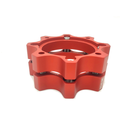 DYSTANSE DO QUADA 2SZT 4/136 30MM CZERWONE ANODOWANE BENDA REDSTONE 550 CAN-AM OUTLANDER RENEGADE MAVERICK COMMANDER KAWASAKI PRAIRIE QJ MOTOR