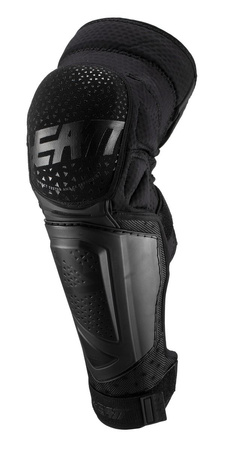 LEATT (2023/2024) NAKOLANNIKI OCHRANIACZE KOLAN 3DF HYBRID EXT KNEE AND SHIN GUARD BLACK KOLOR CZARNY ROZMIAR L/XL