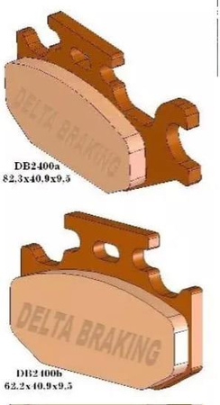 KLOCKI HAMULCOWE DB TYŁ CAN-AM OUTLANDER RENEGADE