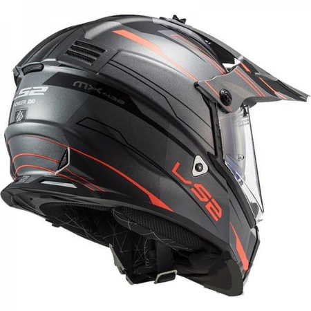 KASK LS2 MX436 PIONEER EVO KNIGHT TITAN POMARAŃCZ L