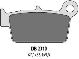 DELTA BRAKING KLOCKI HAMULCOWE KH367 TYŁ KXF/RMZ/YZ/YZF - ZASTĘPUJĄ DB2310MX-N ORAZ DB2310QD-N