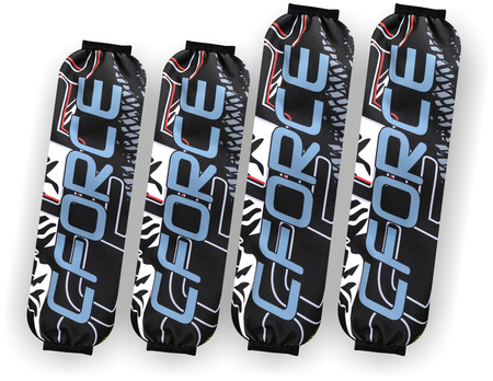 OSŁONY AMORTYZATORÓW CFMOTO G3 SZARE