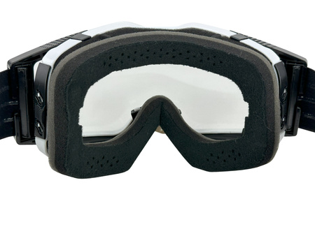 GOGLE ANTI-FOG PREMIUM D NAXA BIAŁE