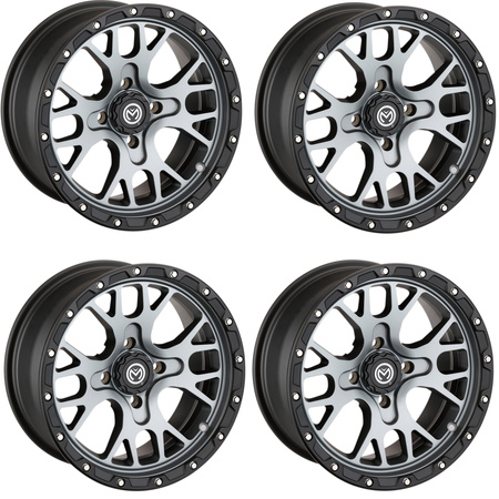 KOMPLET FELG MOOSE RACING 14X7 4/156 4+3 POLARIS