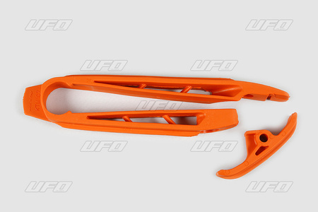 UFO ŚLIZG ŁAŃCUCHA KTM SX/SXF '07-'10, EXC '08-'11 KOLOR POMARAŃCZOWY