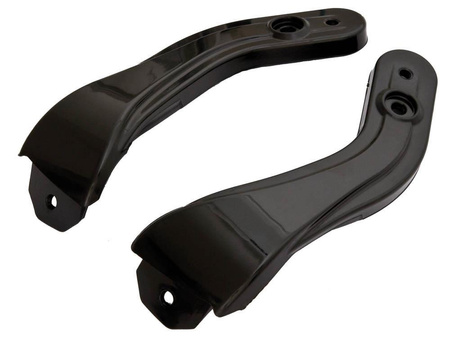 RACETECH PLASTIKI BOCZNE OSŁANIAJĄCE ALUMINIOWE MOCOWANIA DO OSŁON RĄK (HANDBARÓW) VERTIGO ALU/ATV I FLX ALU/ATV KOLOR CZARNY