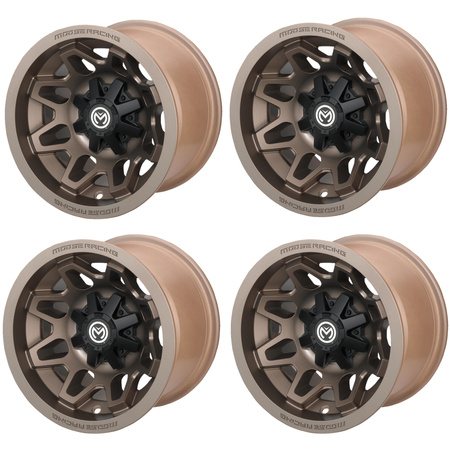 KOMPLET FELG MOOSE RACING 14X7 4/136 4+3 CAN-AM KAWASAKI
