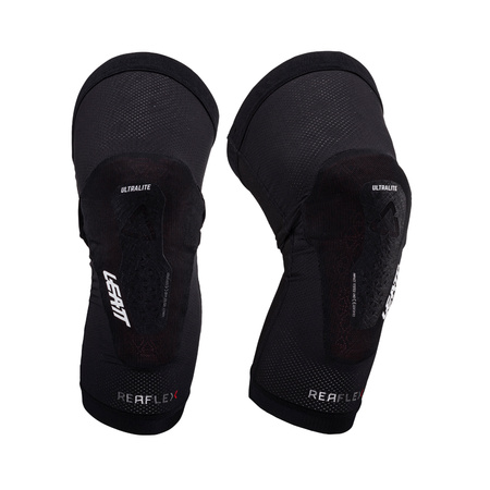 LEATT (NOWOŚĆ 2024) NAKOLANNIKI OCHRANIACZE KOLAN REAFLEX ULTRALITE KNEE GUARD BLACK KOLOR CZARNY ROZMIAR S