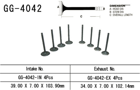 VESRAH ZAWÓR SSĄCY KAWASAKI ZR 1100 ZEPHYR (OEM: 12004-1107) (1SZT.) (MADE IN JAPAN)