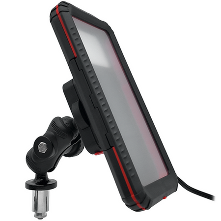MOTOCYKLOWY UCHWYT NA TELEFON MC42-03 Z ŁADOWANIEM INDUKCYJNYM