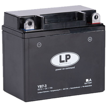 LANDPORT AKUMULATOR YB7-3 (YB7L-B) 12V 7AH (137X75X124MM) (80A) SLA BEZOBSŁUGOWY - ZALANY