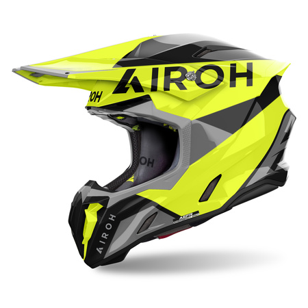 KASK AIROH TWIST 3 KING YELLOW GLOSS L