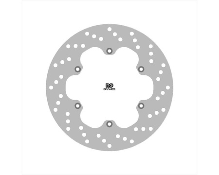 NG 2023/12 TARCZA HAMULCOWA TYŁ APRILIA AF1 125 '88-'93 (240X124X5MM) (6X6,25MM)
