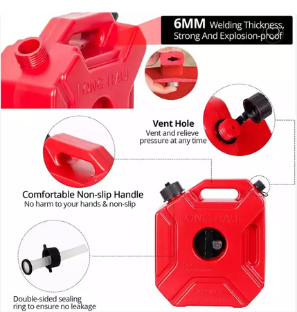 KANISTER DO QUADA 5L Z MOCOWANIEM I ZAMKIEM