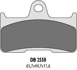 DELTA BRAKING KLOCKI HAMULCOWE KH344 YAMAHA YFM 660 02-08 TYŁ - ZASTĘPUJĄ DB2550MX-D ORAZ DB2550QD-D
