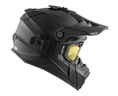 KASK CROSS ENDURO CKX TITAN AIRFLOW CZARNY Z GOGLAMI ROZMIAR M