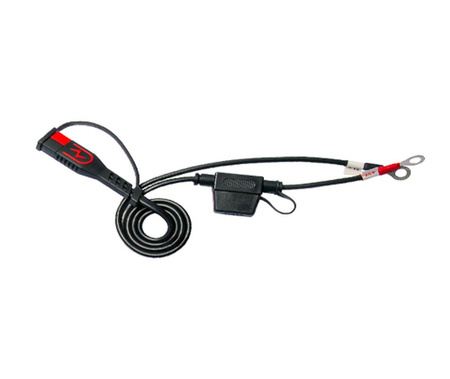 BS PRZEWÓD DO PODŁĄCZENIA ŁADOWARKI BS DO AKUMULATORA (Z BEZPIECZNIKIEM 3A, DŁUGOŚĆ 61CM) (EL)