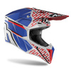KASK AIROH WRAAP IDOL RED/BLUE GLOSS XL