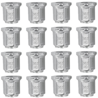 NAKRĘTKI PŁASKIE DO FELG 16SZT 12x1,25 ITP USA