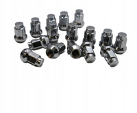 NAKRĘTKA STOŻKOWA CHROMOWANA DO KÓŁ GWINT 3/8-24 NA KLUCZ 14MM DO QUADÓW POLARIS 13272