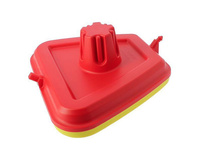 RACETECH (RTECH) 2023/10 POKRYWA FILTRA POWIETRZA FANTIC XXF 450 '23, YAMAHA YZF 450 '23, KOLOR CZERWONY ŻÓŁTY