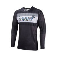 LEATT (NOWOŚĆ 2024) KOSZULKA MOTO 5.5 ULTRAWELD JERSEY GRAPHITE KOLOR GRAFITOWY/BIAŁY ROZMIAR S