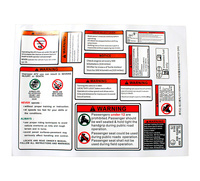 NAKLEJKI INFORMACYJNE KOMPLET SFA1000 SFA600