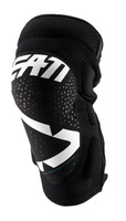LEATT (2023/2024) NAKOLANNIKI OCHRANIACZE KOLAN 3DF 5.0 ZIP KNEE GUARD WHITE/BLACK KOLOR BIAŁY/CZARNY ROZMIAR S/M