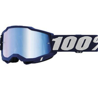 100 PROCENT (2022) FA20 ACCURI 2 GOGGLE DEEPMARINE - MIRROR BLUE LENS GOGLE ACCURI 2 KOLOR GRANATOWY SZYBKA NIEBIESKIE LUSTRO