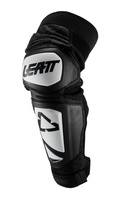 LEATT (2023/2024) NAKOLANNIKI OCHRANIACZE KOLAN EXT KNEE AND SHIN GUARD WHITE/BLACK KOLOR BIAŁY/CZARNY ROZMIAR S/M