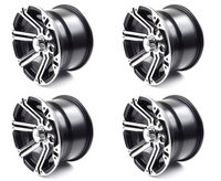 KOMPLET FELG SX 4/110  YAMAHA GRIZZLY, SUZUKI KINGQUAD 450 700 750, HONDA RUBICON 500 FORMAN, KAWASAKI BRUTEFORCE 650 700