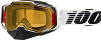 GOGLE NARCIARSKIE 100% ARMEGA SNOW Z ŻÓŁTYMI SOCZEWKAMI