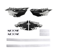 KOMPLET NAKLEJEK (RG-CZERWONY) SFA600