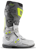 GAERNE BUTY CROSS/ENDURO MODEL SG-22 ANTHRACITE/WHITE/GREY KOLOR SZARY/BIAŁY/ŻÓŁTY ROZMIAR 45