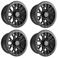 KOMPLET FELG ALUMINIOWYCH AR104 BEADLOCK 14X7 4/156 4+3 POLARIS SPORTSMAN SCRAMBLER 570 800 850 1000